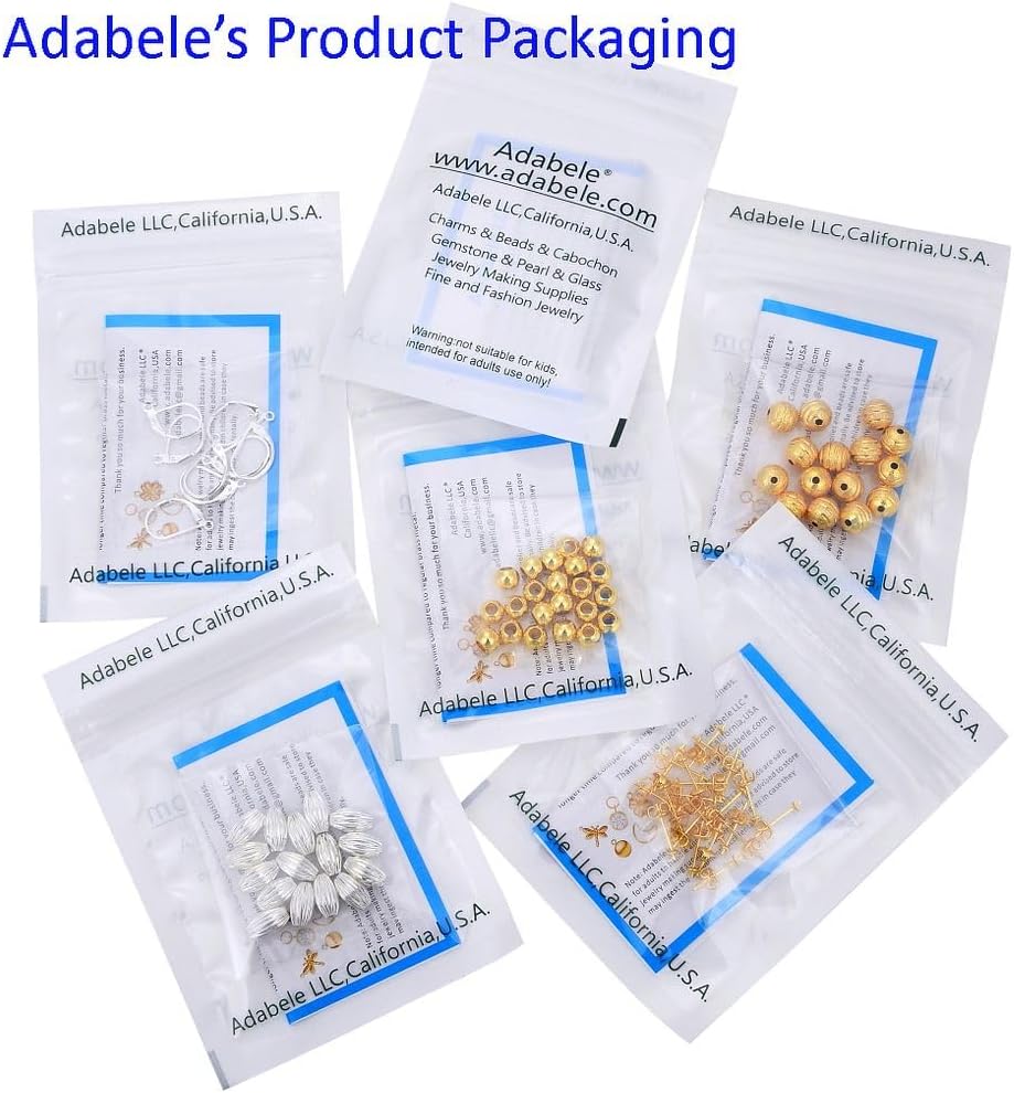 20pcs Adabele Real Sterling Silver Flat Fish Earring Hooks, 0.6mm/22 Gauge - Image 8
